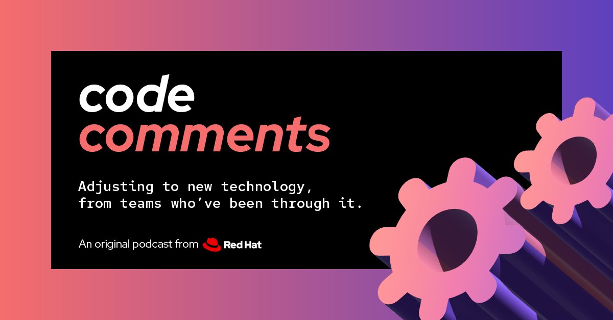 RedHat's tweet photo. .@wwt_inc faced a dilemma: if they couldn't convince their own teams to automate, how would they convince their customers to? On #CodeCommentsPodcast, hear about their six-year journey to find a solution the team could unite around. https://t.co/RMi4nlutRZ https://t.co/0Tj8958bMc