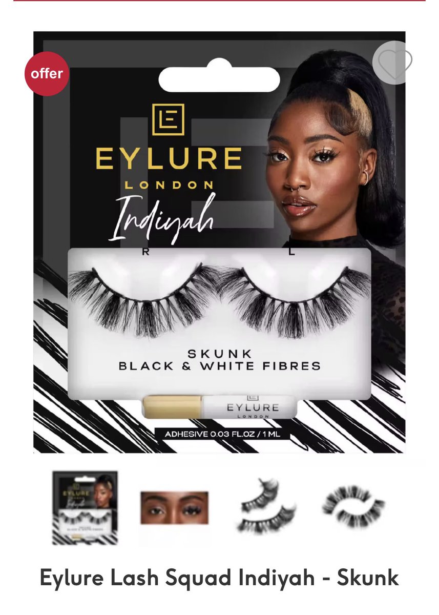 IndiyahDaily's tweet photo. You can now purchase the “IT Girl” and “Skunk” lashes at boots!! 

https://t.co/j8Yi044LKy https://t.co/LqFez60WwT