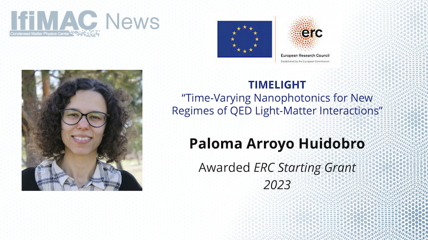 IFIMAC - Condensed Matter Physics Center (@ifimacuam) on Twitter photo 🎉Congrats to Paloma <a href="/Paloma_a_h/">Paloma Arroyo Huidobro</a> from all the IFIMAC community for her ERC StG proposal TIMELIGHT <a href="/ERC_Research/">European Research Council (ERC)</a> Fantastic achievement, looking forward to see the project running the next 5 years!
#ERCStG 🎉Congrats to Paloma <a href="/Paloma_a_h/">Paloma Arroyo Huidobro</a> from all the IFIMAC community for her ERC StG proposal TIMELIGHT <a href="/ERC_Research/">European Research Council (ERC)</a> Fantastic achievement, looking forward to see the project running the next 5 years!
#ERCStG