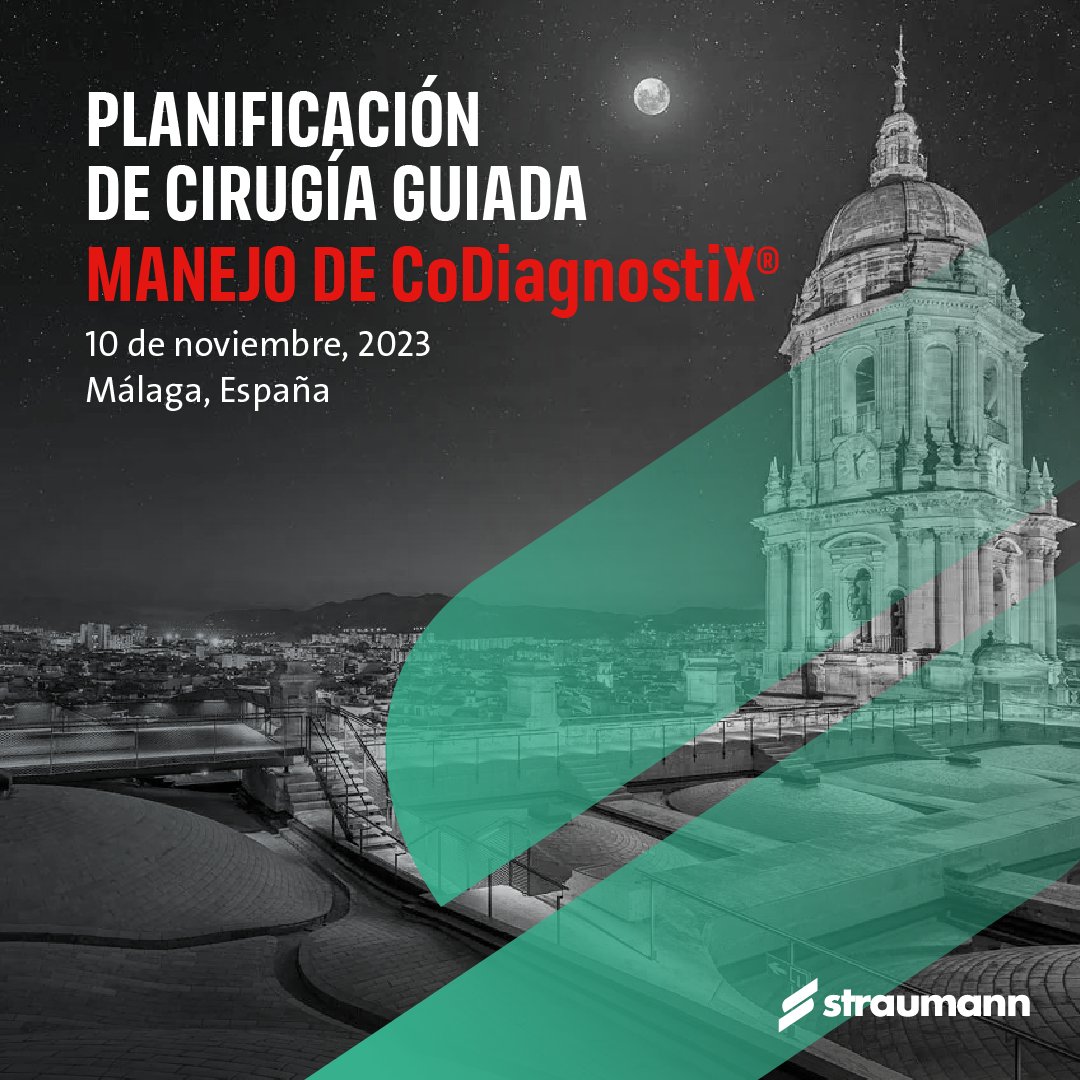 StraumannES's tweet image. ¿Quieres sacarle el máximo rendimiento a nuestro software de planificación digital coDiagnostiX®?

¡Te animamos a participar en esta formación del Dr. Francisco Javier Herrera Briones!

Para más información contacta a este número de teléfono: 689613795, Antonio Tanarro.