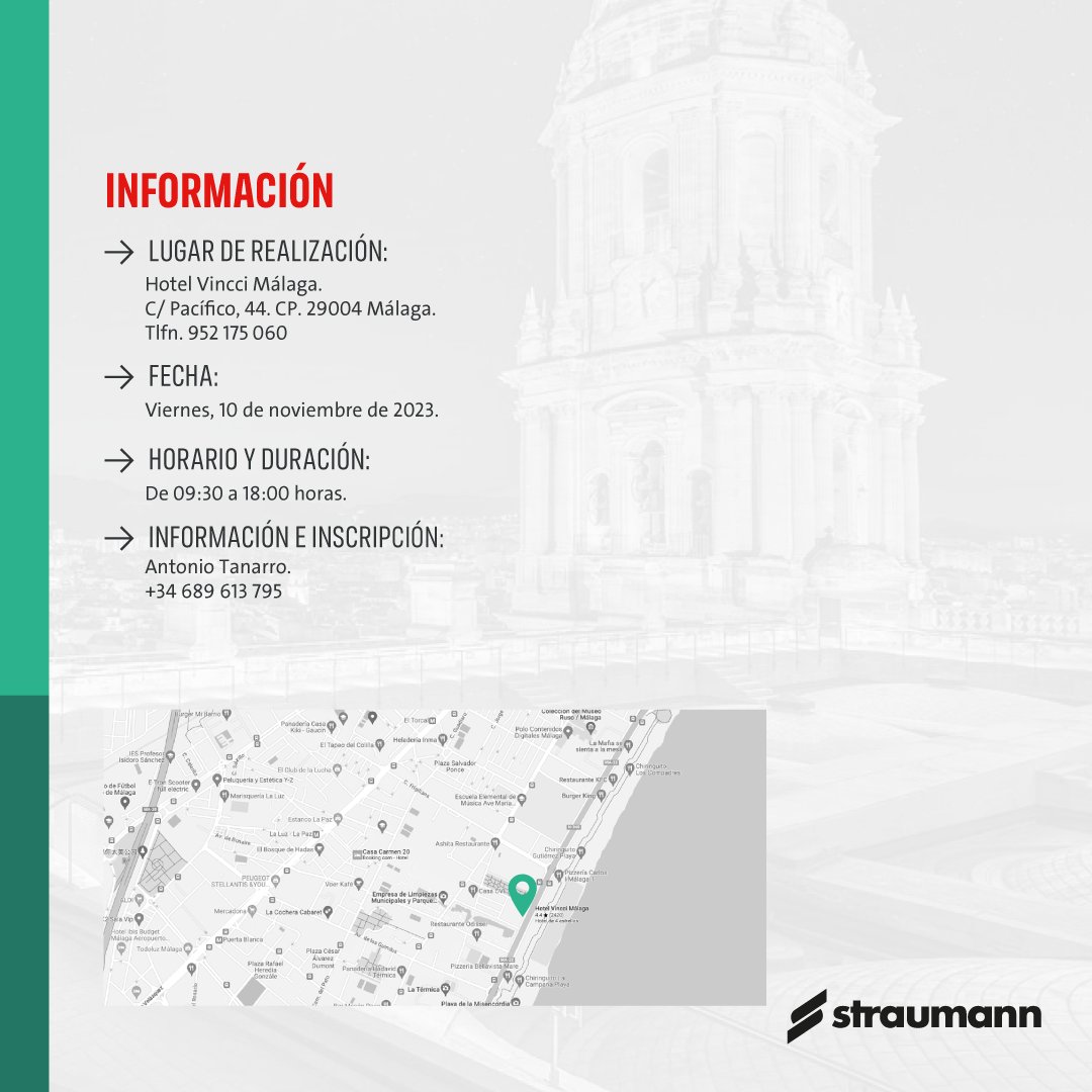 StraumannES's tweet image. ¿Quieres sacarle el máximo rendimiento a nuestro software de planificación digital coDiagnostiX®?

¡Te animamos a participar en esta formación del Dr. Francisco Javier Herrera Briones!

Para más información contacta a este número de teléfono: 689613795, Antonio Tanarro.