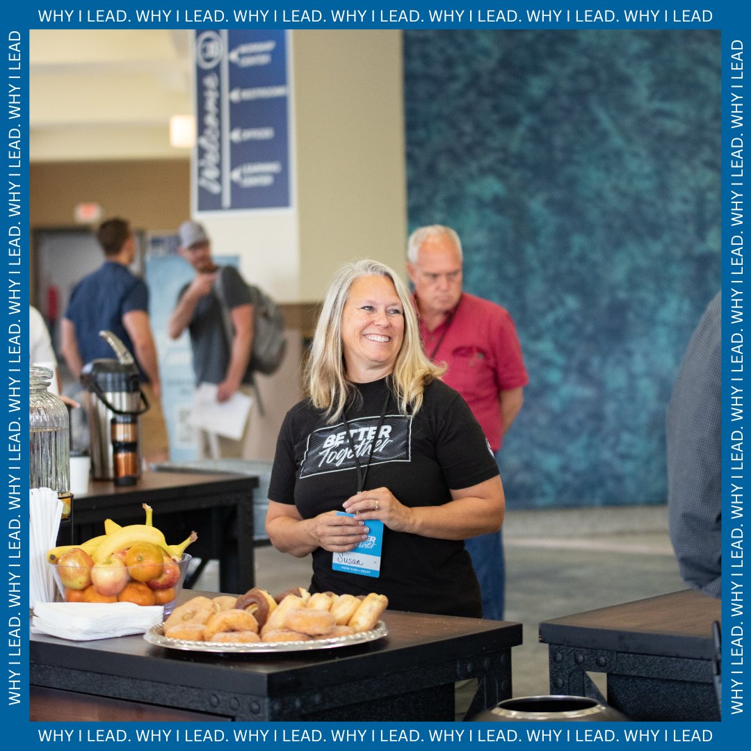 Community_Bible's tweet photo. WHY I LEAD: Susan Fisher

"I lead by serving coffee each Sunday morning in the lobby because I love coffee and talking to people."

It's as simple as that! Our natural gifts and interests are exactly what God wants to use to impact those around us.

#CBwhyIlead https://t.co/77Mgrt0sQ2