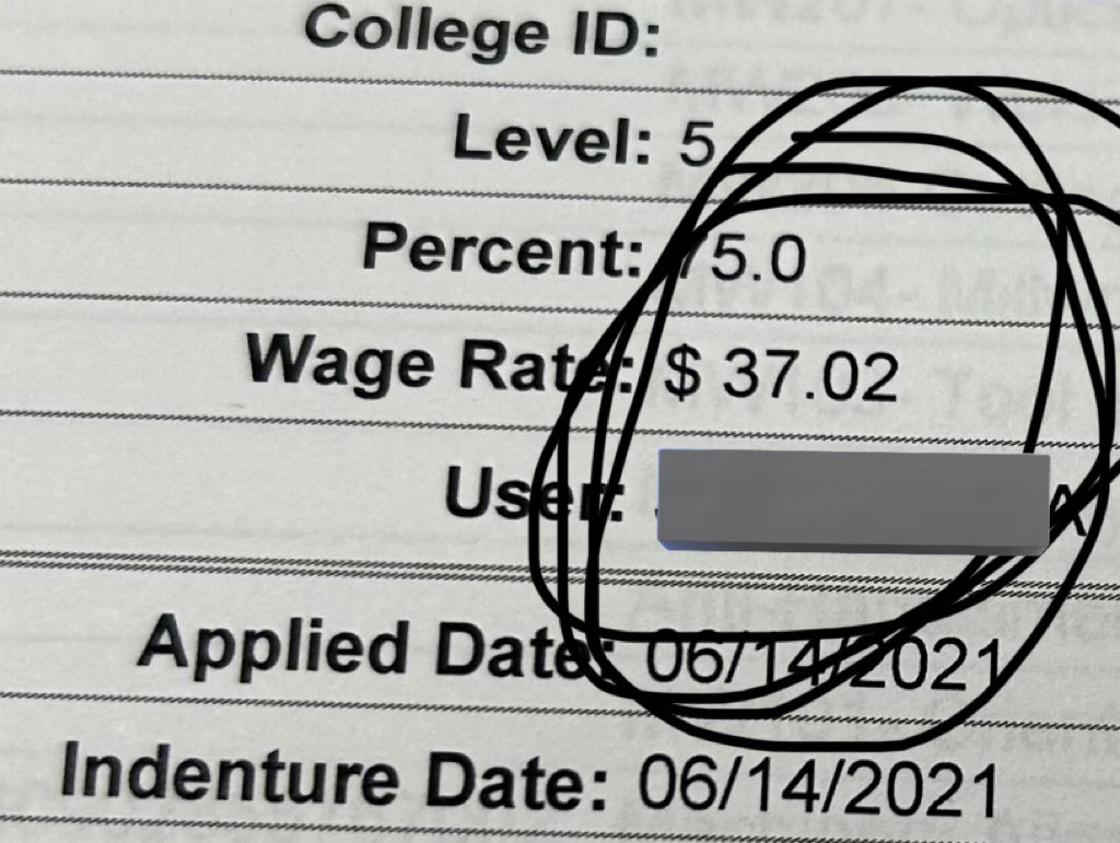 DelanaCaliGrl's tweet image. Cole built his first big ass gear ⚙️ 

He’s in school this week… he’ll become a 6th period Apprentice 

Got a raise … $37 hr
He’s made over $100k so far this year and it’s only September. Oh, and he’s only 23yrs old 😊 It’s hard work tho, make no mistake about it 

#Millwright…