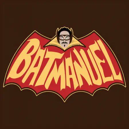 ScratchinPro's tweet photo. @MisterFreaki Por favor Mr Freaki, no hay que dejar afuera uno de los roles más importantes de #NestorCarbonell:
El legendario #Batmanuel de #TheTick
(Logo via @NeatoShop https://t.co/AoKKprCpQh ) https://t.co/cKFRQFDIyp