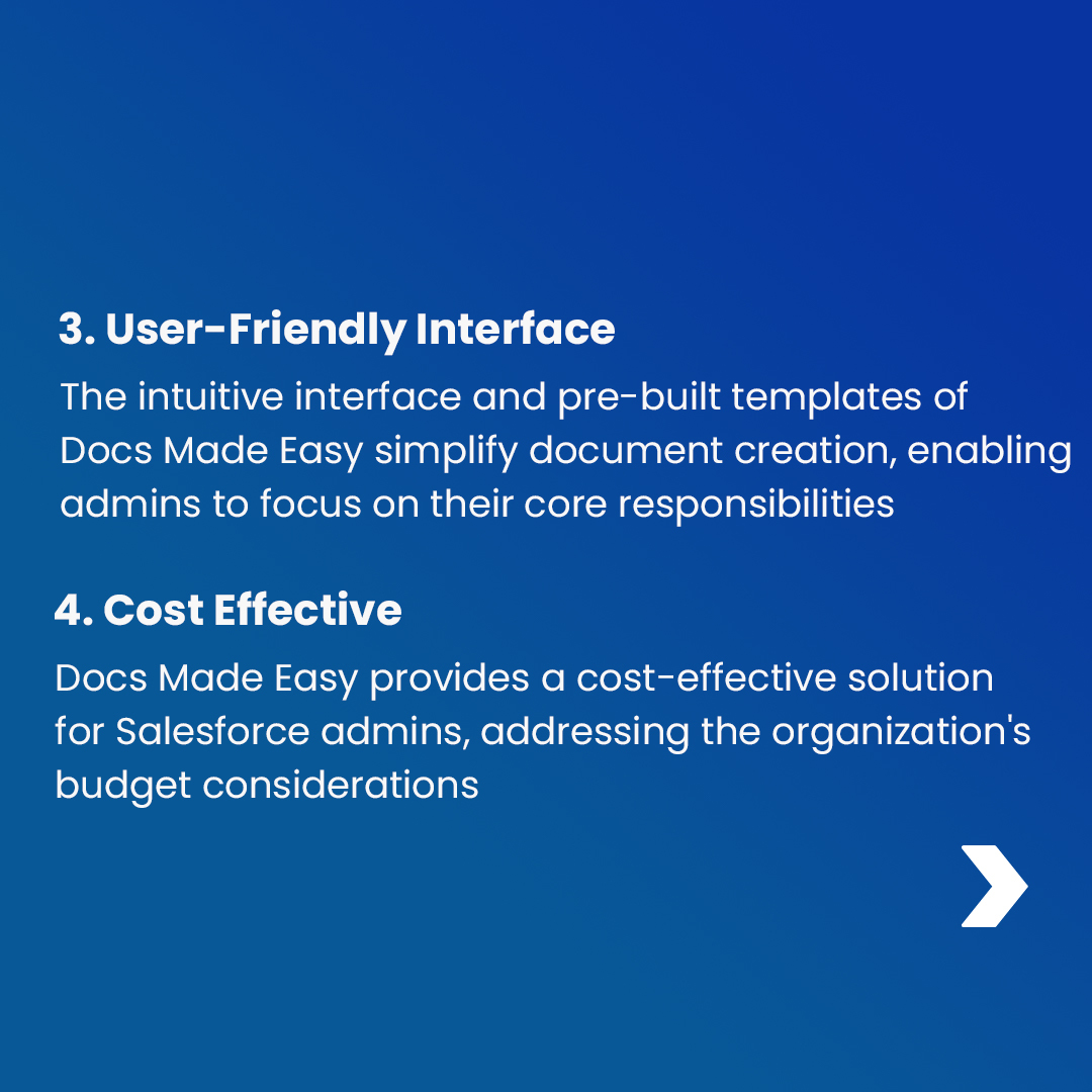 MadeDocs's tweet photo. The user-friendly #interface and powerful #features of Docs Made Easy make it an indispensable tool for #Salesforce admins. Check out more of its features in the link!  https://t.co/Bopd38fEii @salesforce @salesforceorg #documents #business #generation #docsmadeeasy #crm #sales https://t.co/kyfVpnEMwl