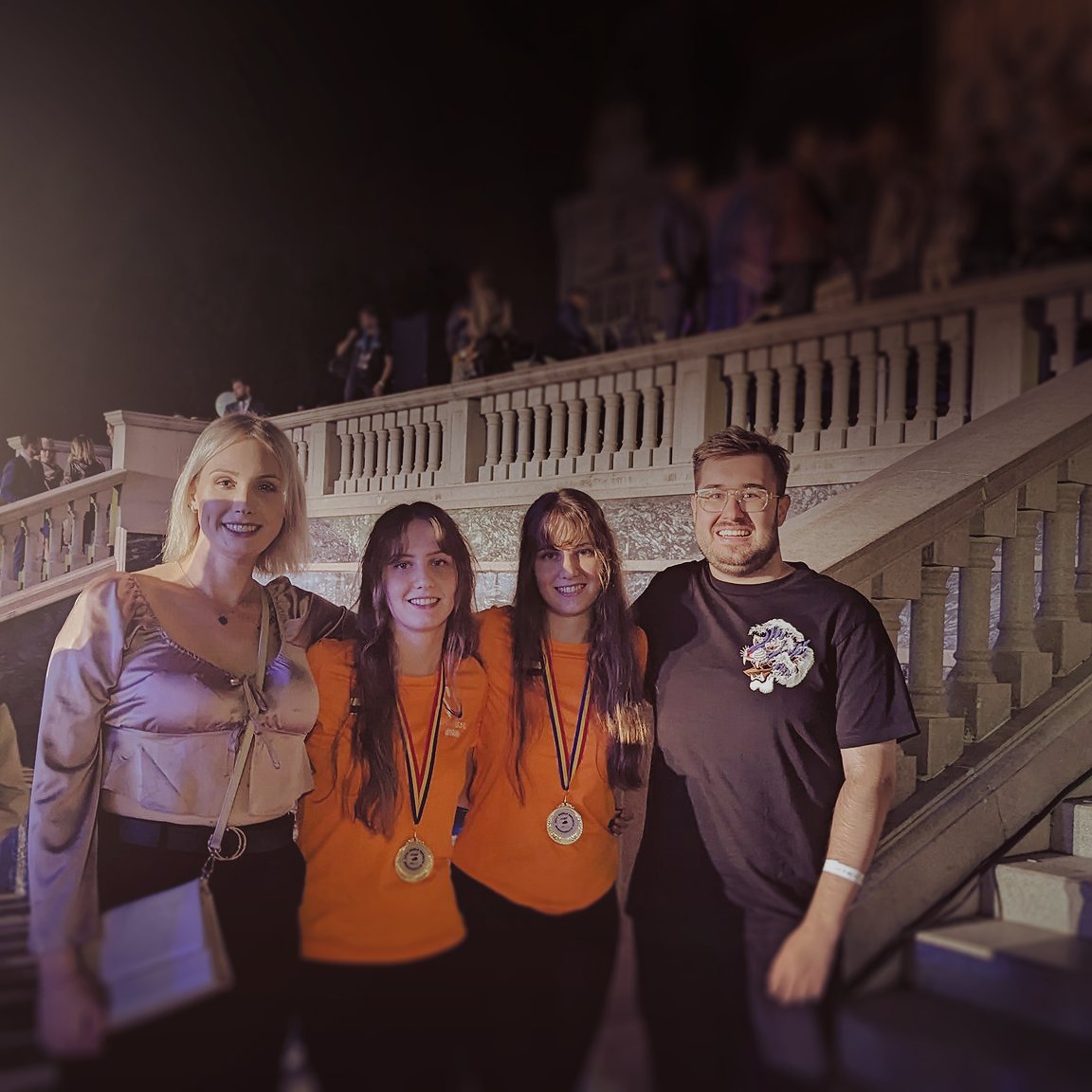 Champions of the game, leaders of the show! I'm telling you, guys; when passion meets talent, you conquer every stage. 🏆🥇🎙️

@LucyLuce_ @BDogCSGO @iesf_official @NIP @bvesportsNL @esportbond @Qiyarahcs @Nayomy_cs

#iesf #wec23 #WorldEsports #Iasi2023 #goninjas