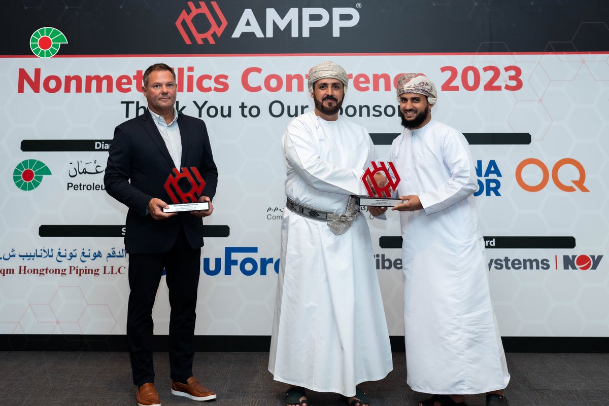 PDO technical specialists showcased the company's journey to broaden the application of non-metallic materials in our operations. They presented three technical working papers &amp; participated in numerous panel discussions on the challenges and technology used in the energy sector.