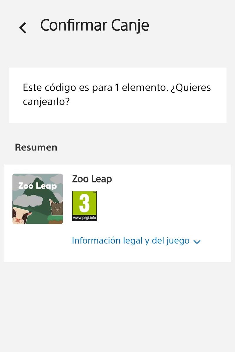 NavLgg's tweet image. He ganado uno de los #ZooLeap que sorteaban @ErSeFiRoX y @Webnetic2 📢 no he podido resistirme a canjear el código desde la #PlayStationApp para tenerlo descargado y listo cuando llegue a casa 😂 🎮 🐮
