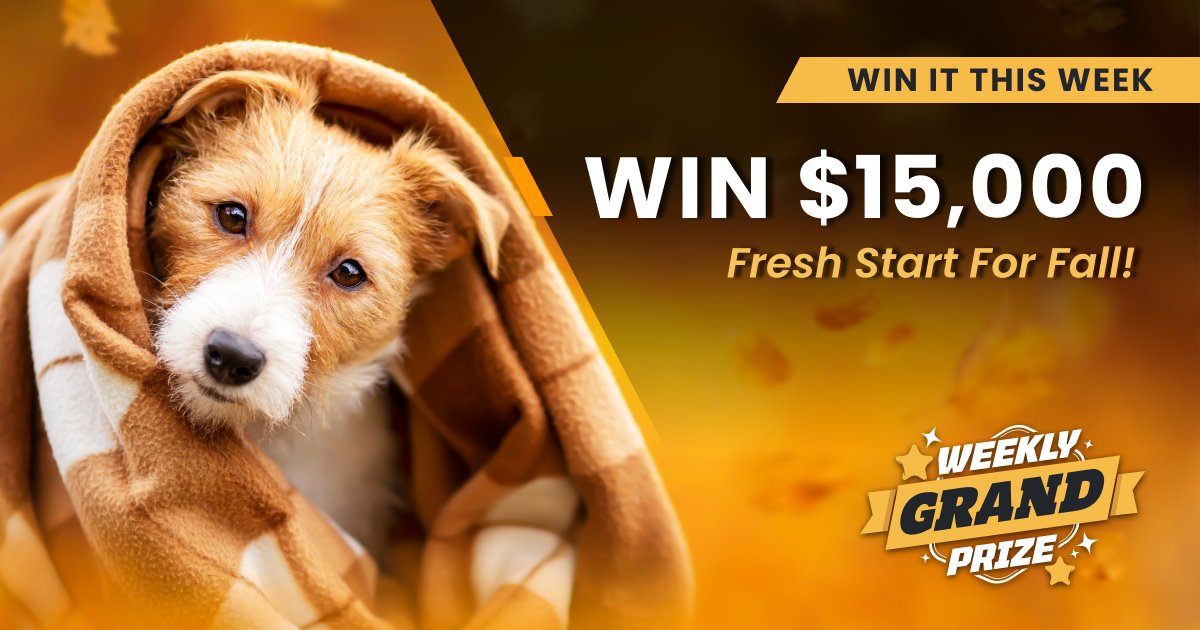 pchdotcom's tweet photo. Fall clothes👕... Heating bills🔥... School supplies✏️... Vet visits🐶... we know Fall expenses can add up fast, so we want to help with a chance to win a $15,000 Grand Prize that can give you a Fresh Start for the season. Claim your FREE entry to win here:https://t.co/cdct6Rxq3k https://t.co/1xDoexnYts