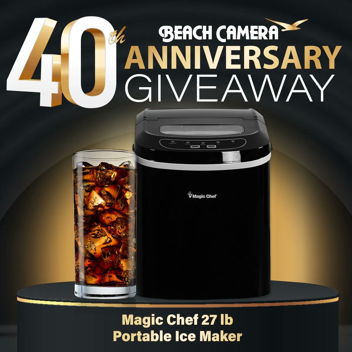 Magic Chef 27 lb Portable Ice Maker #Giveaway!
To enter:
1. FOLLOW OUR PAGE
2. LIKE this post
3. TAG a friend who would love to win! (more tags= more entries)
SHARE TO YOUR PROFILE FOR ONE EXTRA ENTRY** US participants only. Winner selected on October5th!
