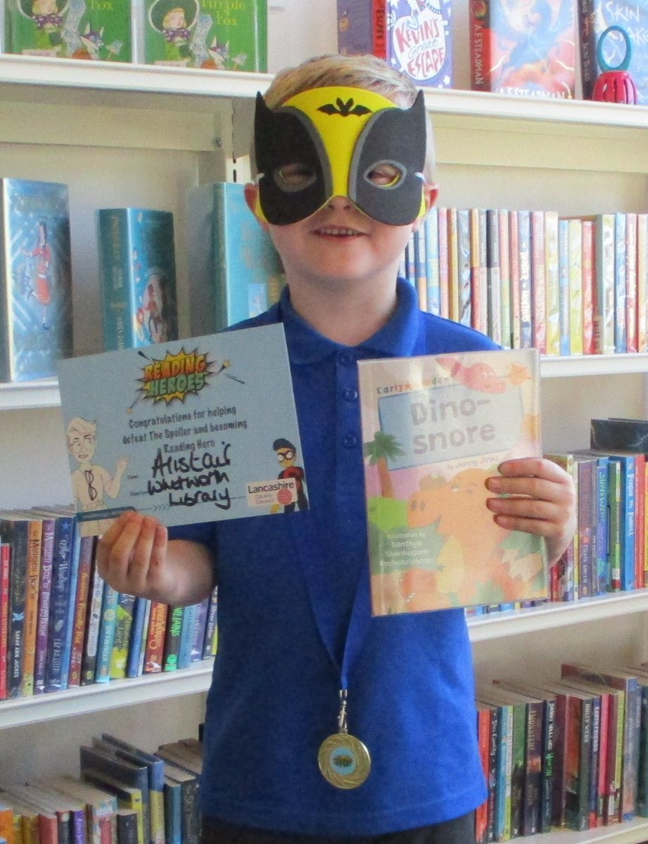 LancsLibraries's tweet image. Three cheers for some more fantastic Reading Heroes
Alistair and Matilda foiled The Spoiler at #WhitworthLibrary!
#LancsReadingHeroes #LancsSummerFun