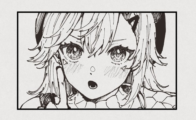 #引き小森画 