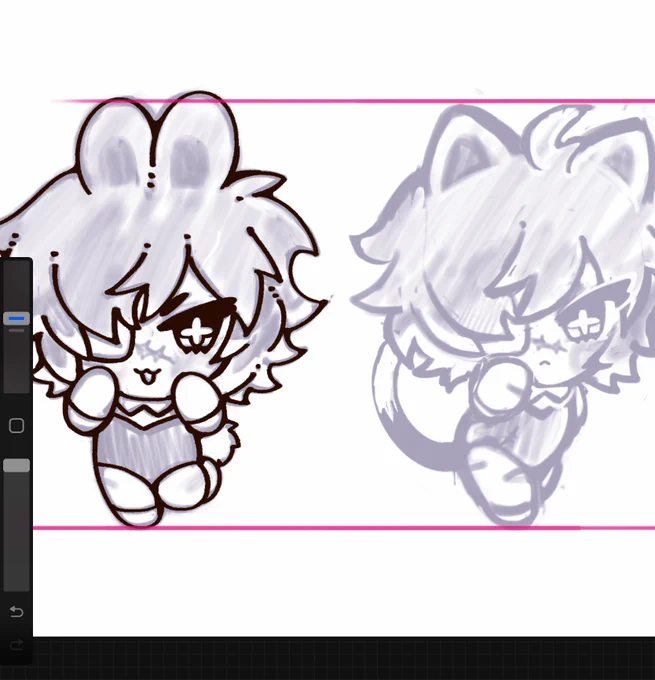 Towa enamel pins perhaps?? 😏 

#slowdamage #wip 