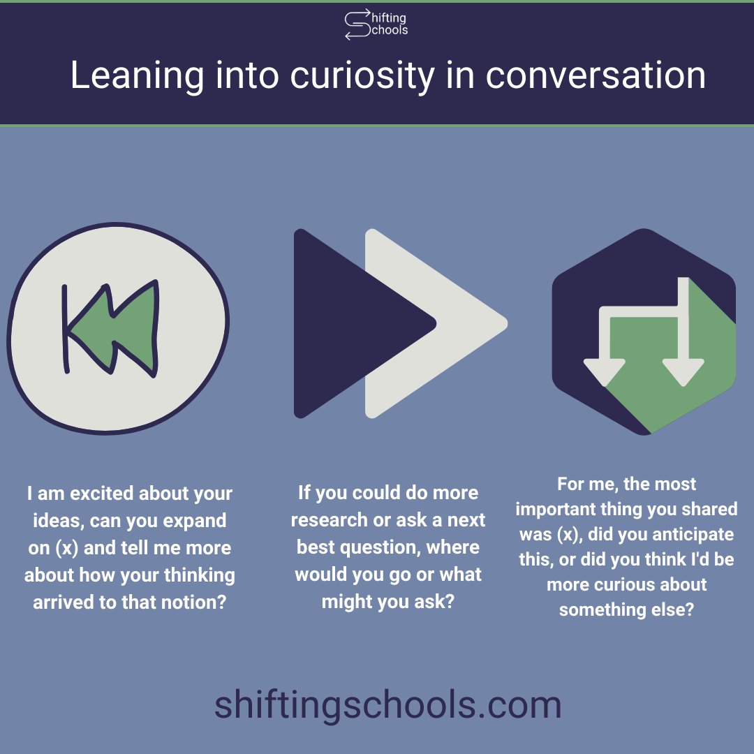 How do you lead with curiosity in #coaching and #mentorship conversations?