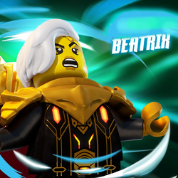 Interesting thing to note from the flashback in the trailer: Beatrix's outfit features a red vest that she is not seen wearing during S1 so far - this vest is identical to Ras'. Ras got that hand-me-down lol #ninjago #NinjagoDragonsRising