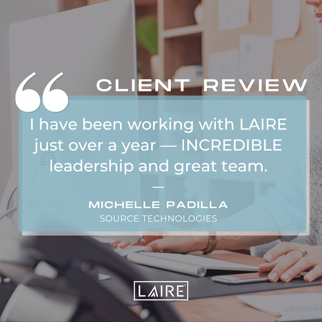 lairedigital's tweet image. Our team is our secret weapon, and it&apos;s reviews like this one that prove it: &quot;Arika is a wonderful leader who truly &apos;gets it&apos; when we make a request.&quot; – Michelle Padilla, Financial Services, Source Technologies
#HubSpotAgency #DigitalAgency #AwardWinningAgency #Marketing
