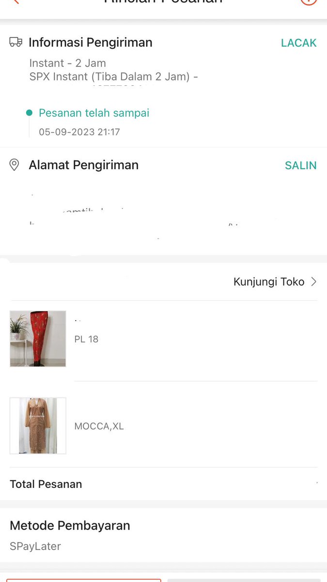kforkinsley's tweet photo. BENER-BENER LOVE BANGET SAMA PELAYANAN TOKO KEBAYA INI 😭🤏🏻 ABIS BELI LAGI &amp; LANGSUNG DIGOJEKIN.

AKU AMBIL PIC KEDUA DAN PAS DATENG SESUAI SAMA DI FOTO💯💯

HIGHLY RECOMMEND BUAT KALIAN YG LAGI CARI KEBAYA, MODEL BAGUS &amp; HARGA AFFORDABLE 💯 https://t.co/FWlsqnKj4W