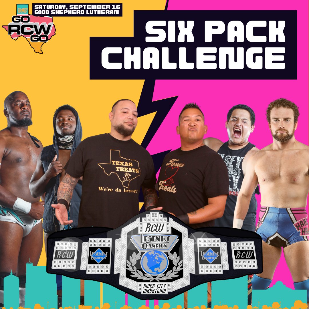 Now that the GO RCW GO Draft has been completed, here are the participants of the two Six-Pack Challenges! The winners of each will meet in the main event for the vacant RCW Future Legends Championship with Funaki as Guest Referee! Watch the Draft at youtu.be/vqDTgXzgbcI