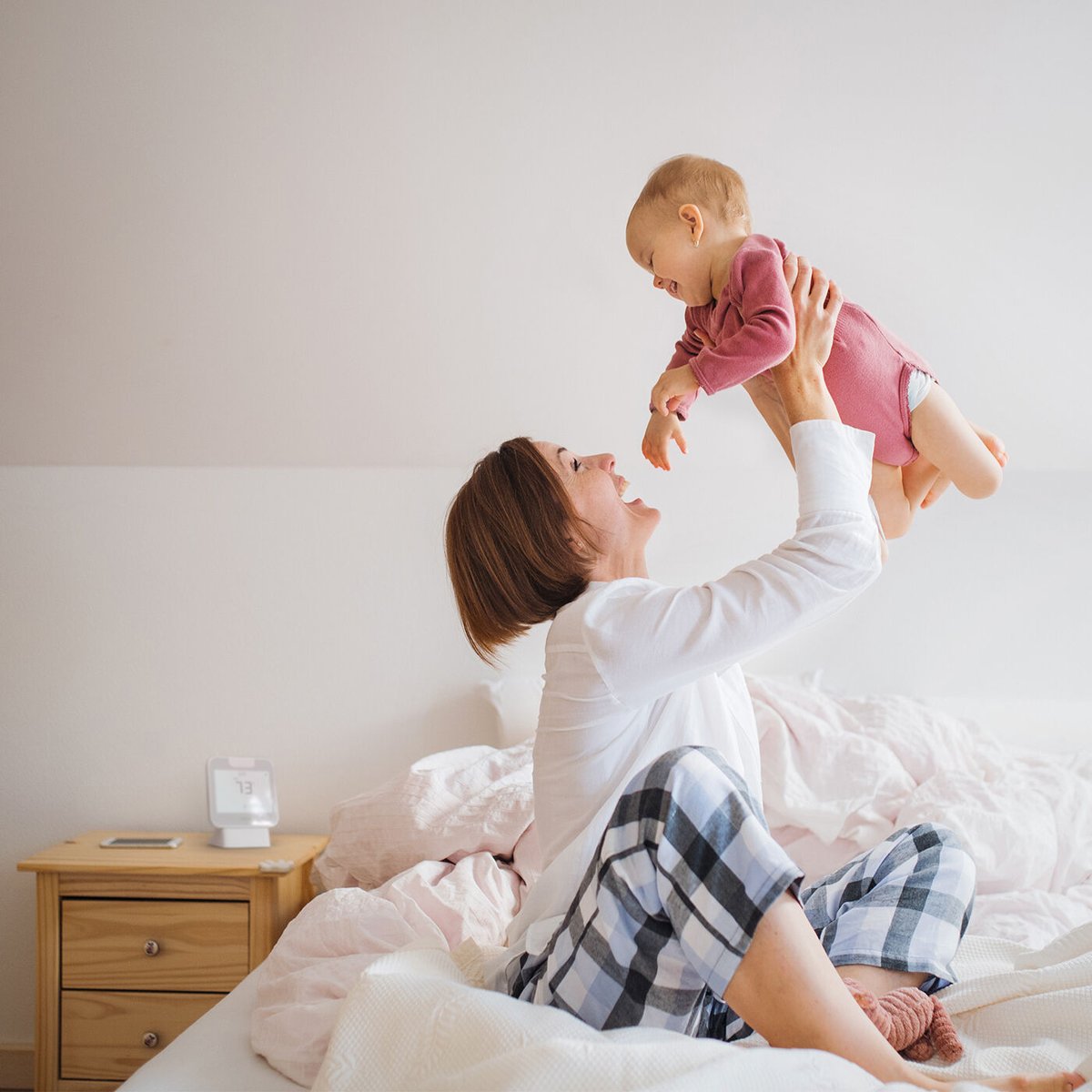 CieloWigle's tweet image. Real happiness is when your baby is calm and comfortable throughout the day. Make your AC smart with Cielo Breez and ensure your little one's comfort with automated temperature controls. 🥰
#cielobreez #homeclimatecontrol #homecomfort