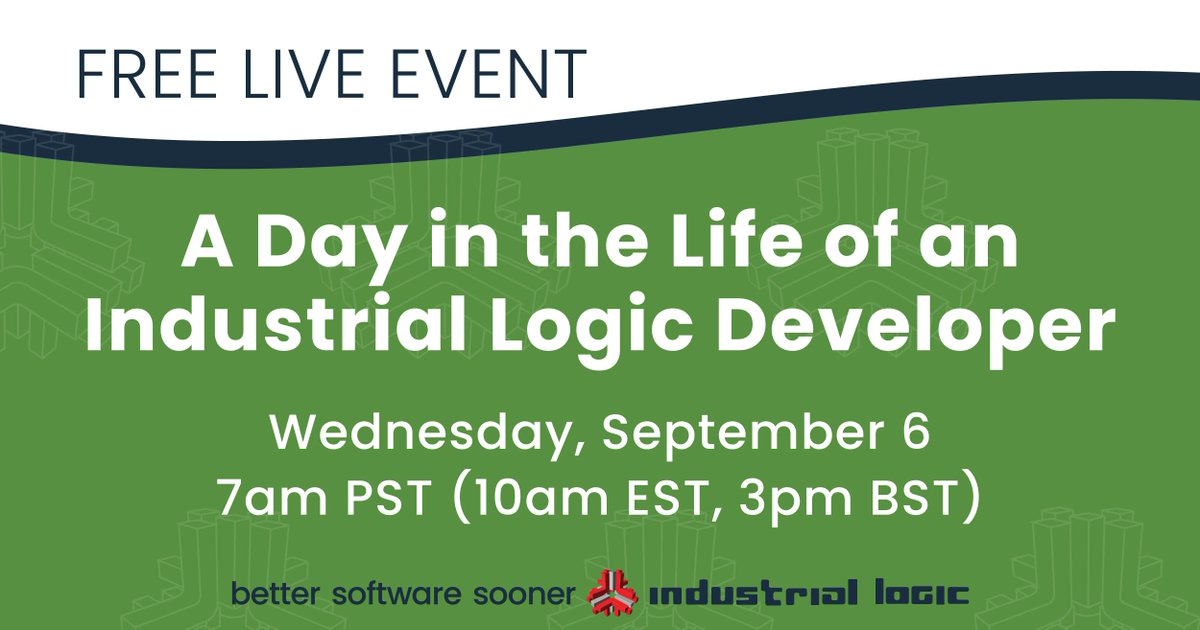 IndustrialLogic's tweet image. Mark your calendar ✅
If you cannot attend tomorrow's live event, please post your questions here and watch the replay when it's released next week.
bit.ly/3qGGhMo
#programming #testing #coding #softwaredevelopment