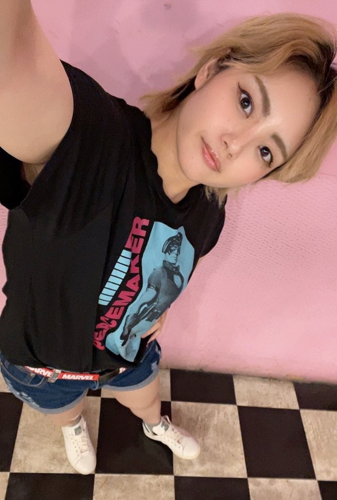 saihara_marino's tweet image. Today&apos;s code🇺🇸

Tops/Peace Maker
Bottoms/🇺🇸
Belt/MARVEL LOGO
Accessory/Black Panther
Sneaker/Dr.Doom

#HeroCode 
#dccomics #MarvelComics