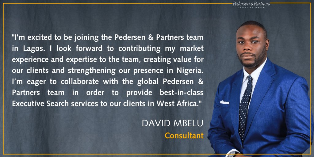 We welcome David Mbelu to our Lagos, Nigeria team as a Consultant. His extensive experience covers the #Beverage #Manufacturing, #Logistics, #Oil &amp; #Gas, #eCommerce, #SocialEducation Programmes and #Corporate #Banking sectors. #ExecutiveSearch #Appointments