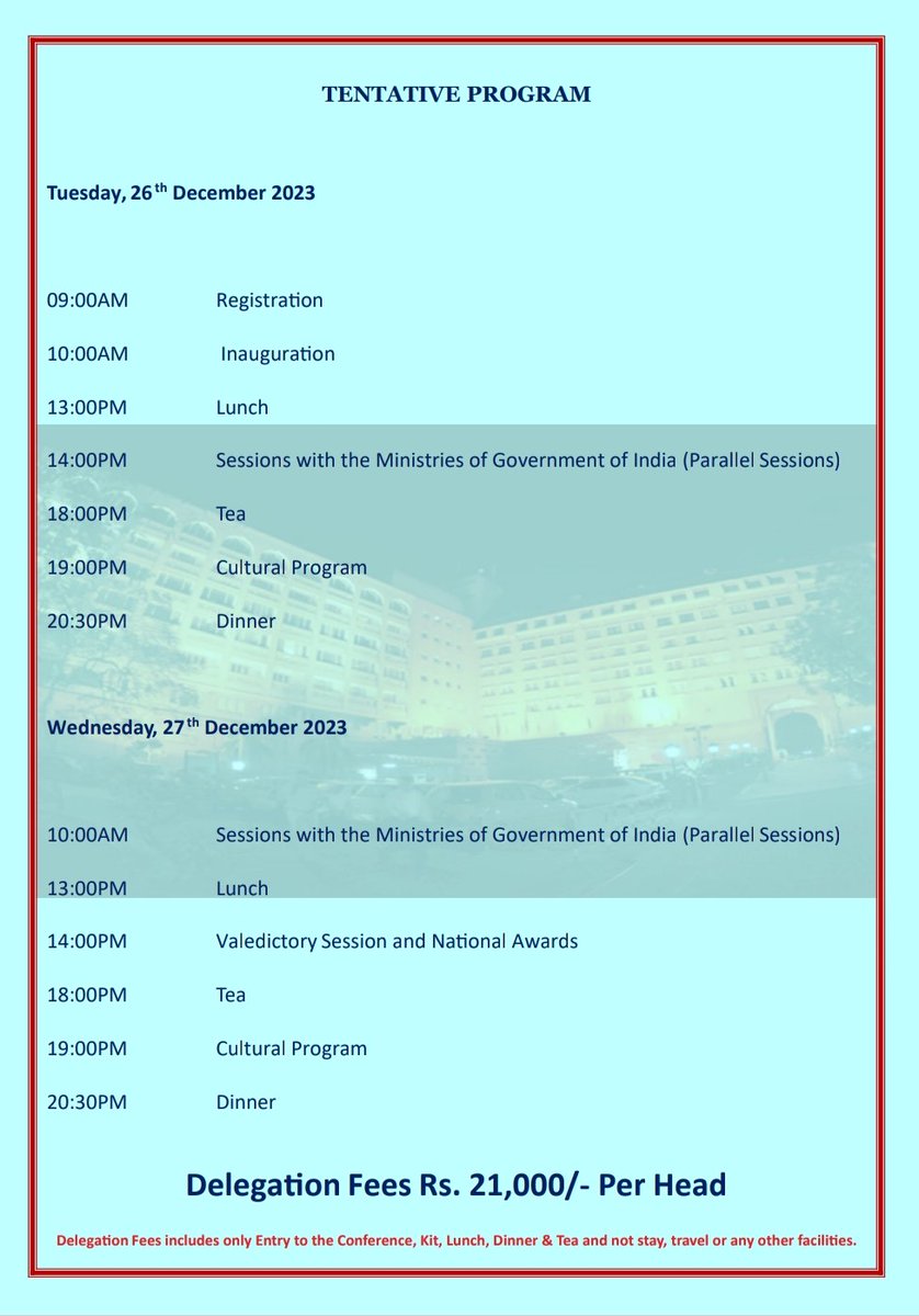 It was a pleasure meeting Young Entrepreneur <a href="/CryptoMize/">Lithvik Mukesh Sharma</a> for the #InternationalConferenceOnSelfEmployedCEOsForPRIs on 26-27 December 2023 at @ITDC_theashok 

<a href="/rashtrapatibhvn/">President of India</a> <a href="/VPIndia/">Vice-President of India</a> <a href="/narendramodi/">Narendra Modi</a> 
<a href="/PMOIndia/">PMO India</a> <a href="/HMOIndia/">गृहमंत्री कार्यालय, HMO India</a>
<a href="/AmitShah/">Amit Shah</a> <a href="/dpradhanbjp/">Dharmendra Pradhan</a> <a href="/girirajsinghbjp/">Giriraj Singh</a> <a href="/PRupala/">Parshottam Rupala</a> 

<a href="/ANI/">ANI</a>