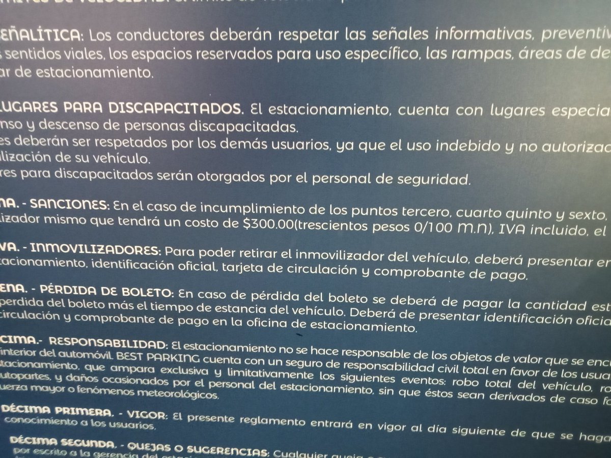 MoisesG40016601's tweet photo. @AtencionProfeco en el estacionamiento de @hospitalangeles el precio por el boleto perdido es muy desproporcionado y sin la debida regulación que se hace al respecto https://t.co/g36ykqrsTA