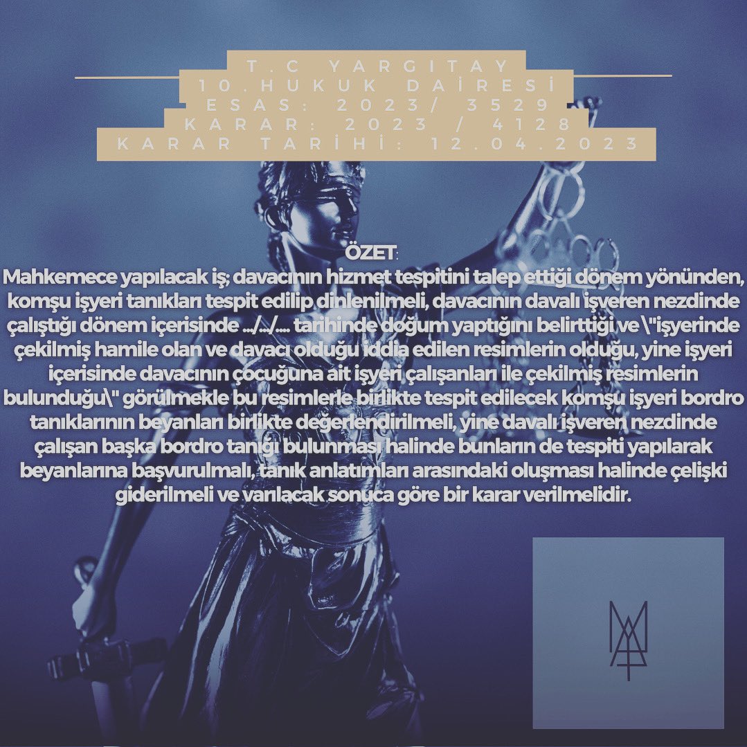 mayhukuktr's tweet photo. #yargıtaykararı #mayhukuk #AdaletBakanlığı #davadilekçesi #tespitdavası #dava #güncel #karar https://t.co/Lcagb4wVcX
