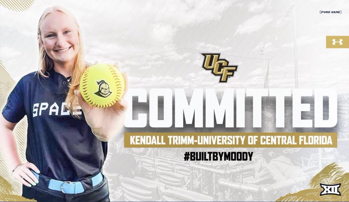 Moody_sball's tweet photo. COMMITTED!  Kendall Trimm is taking her talent to the next level! We are so proud and excited for you Trimm! UCF is not only getting a GREAT athlete but a even awesome person! #BTS https://t.co/34FdLNKPr8