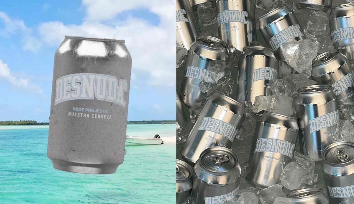 GrupoIdeonomia's tweet photo. 🍻👕 ¡La moda urbana se fusiona con la cerveza en una experiencia única! @NudeProject revoluciona las redes con el lanzamiento de su cerveza #LaDesnuda, en colaboración con #GlovoBarcelona. Además, hay un sorteo en su IG muy TOP. ¿A qué esperas para participar?🎉 https://t.co/erZZdyDD8P