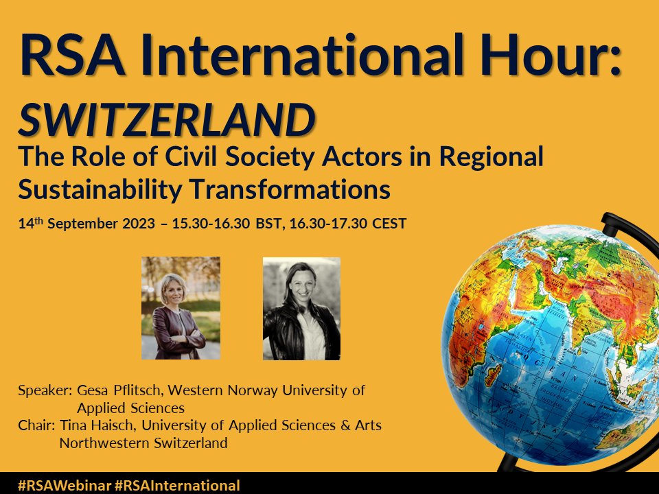 The next #RSAInternational is organised in collaboration with <a href="/regiosuisse/">regiosuisse</a> and will take place on 14th Sept, you can find more info here: bit.ly/RSAInternation… register free here: bit.ly/IHSwitz23
