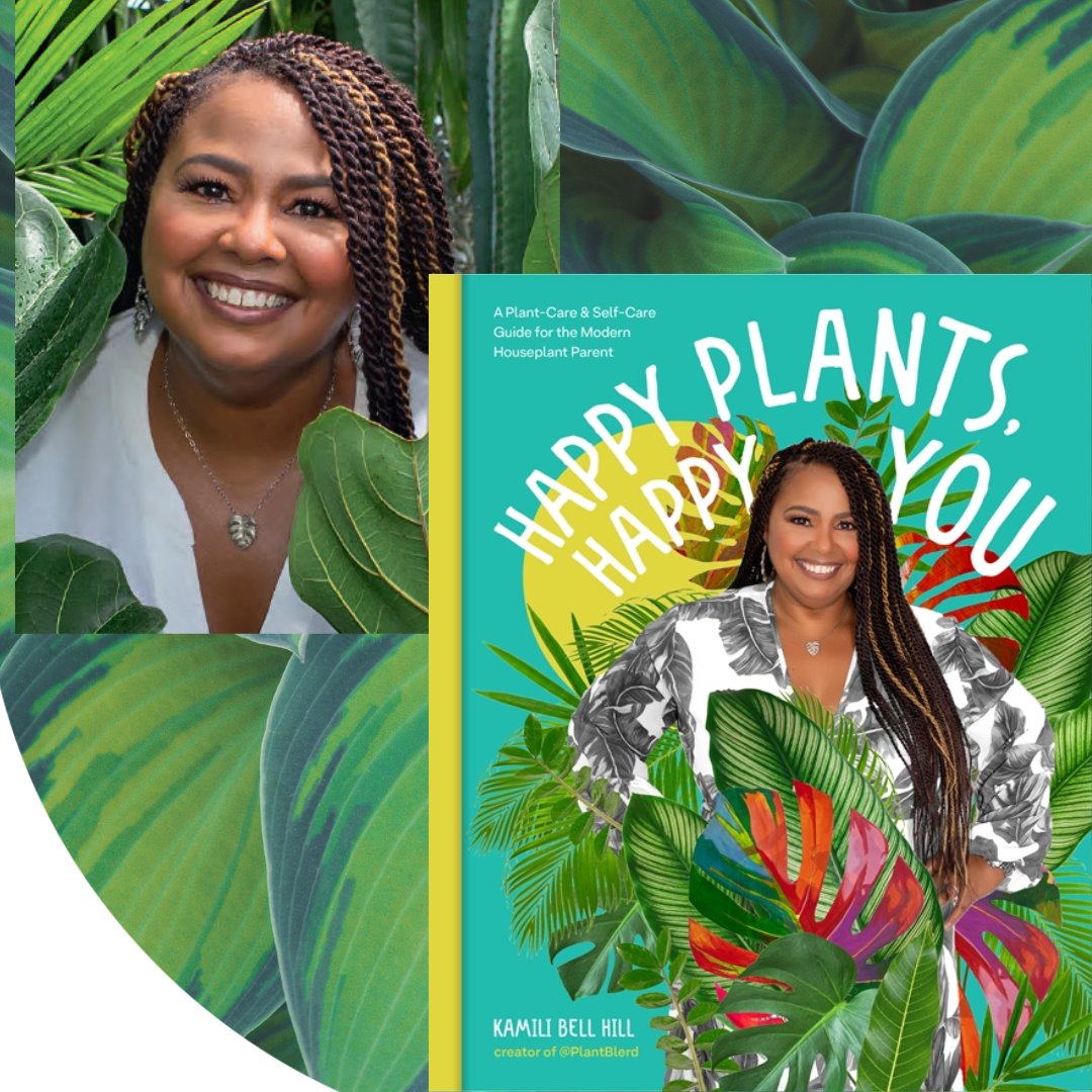 QuartoBooksUS's tweet photo. Available now! Happy Plants, Happy You by Kamili Bell Hill of @KamiliBH  will show you how spending quality time with your plants is spending quality time with yourself. Tending #houseplants is the ultimate self-care practice! https://t.co/aXu8X4hBTq  #plants #books #newbooks https://t.co/oQeo5enLbr