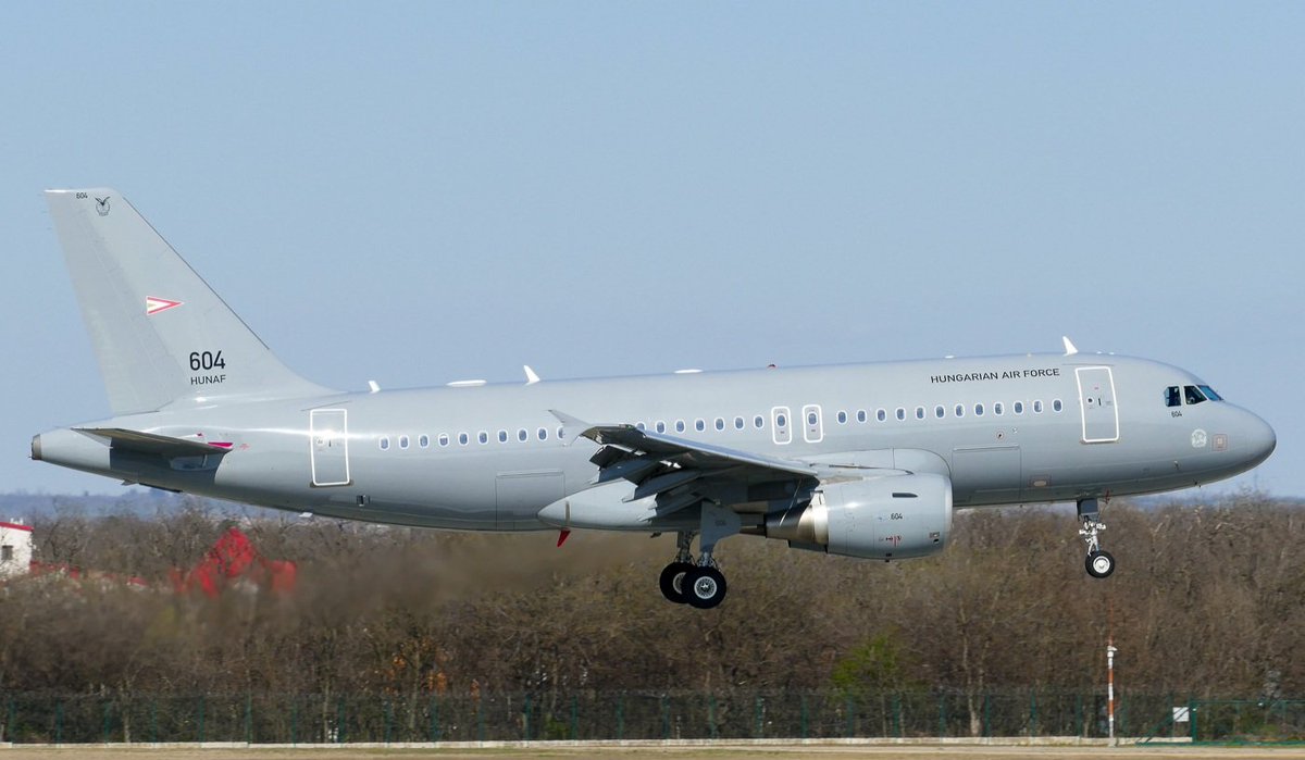 LebanonJets's tweet photo. Hungarian Air Force A319 #604 #477FF4 (hidden from public of course) almost back in #Kecskemet from #Beirut https://t.co/MPWhEtjpRJ