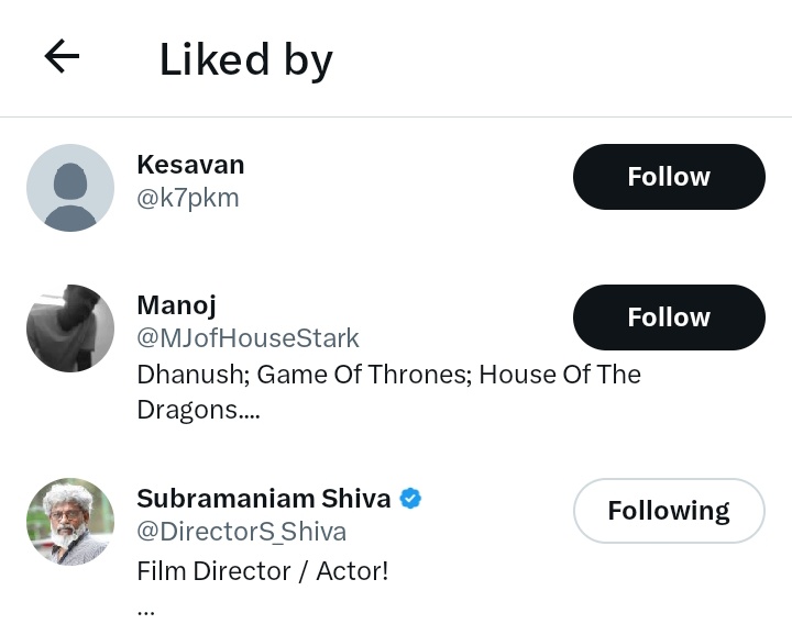DhanushianV's tweet photo. Thank You So Much sir @DirectorS_Shiva โค๏ธ๐๐๐๐ฅฐ๐ฅฐโค๏ธ I am Very much Happy and Joyfulโค๏ธ
#20YearsOfThirudaThirudi
#CaptainMiller @dhanushkraja https://t.co/RMSCAnquzm