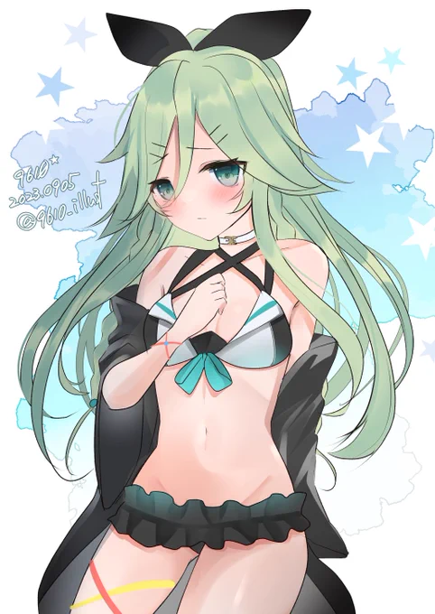 #艦これ版深夜の真剣お絵描き60分一本勝負#艦これ版真剣お絵描き60分一本勝負_20230905山風好き…(+40分ほどすみません) 