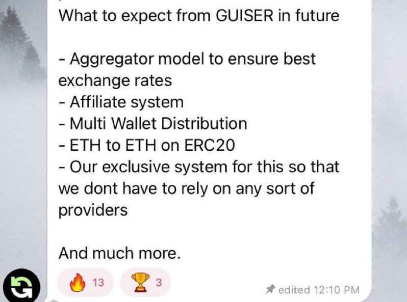 Jameshslt's tweet photo. @yourcryptodj $GUISE will dominate this month 
@guiserapp a non KYC Exchange that allows you trade over 3,000 coins and 20 Liquidity pools 
Stakers can share in 100% of the revenue generated from every transaction on the platform. https://t.co/fENIucsmeL