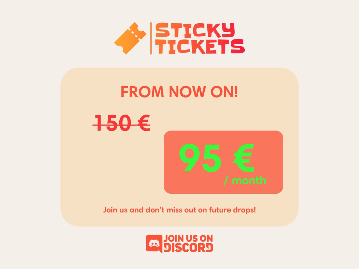 StickyTickets tweet media