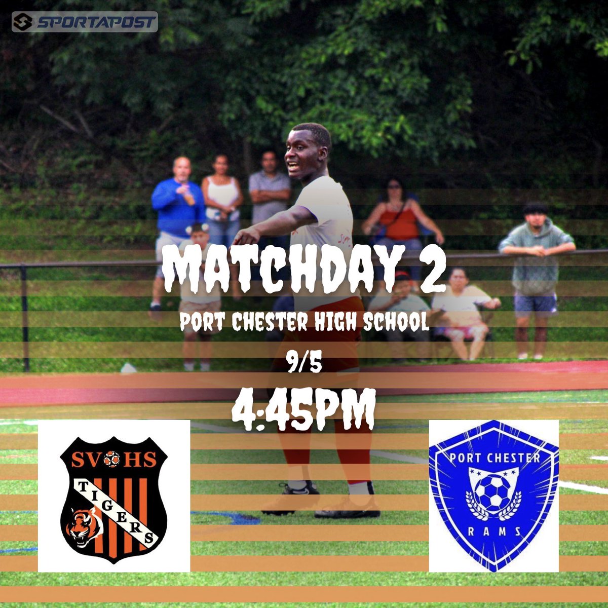 Coach_nelson17's tweet photo. Game Day! ⚫️🟠⚽️ Today, We look to bounce back on the road against another tough opponent Port Chester Rams. Kickoff is scheduled for 4:45pm. #GoTigers https://t.co/87T5Z3feey