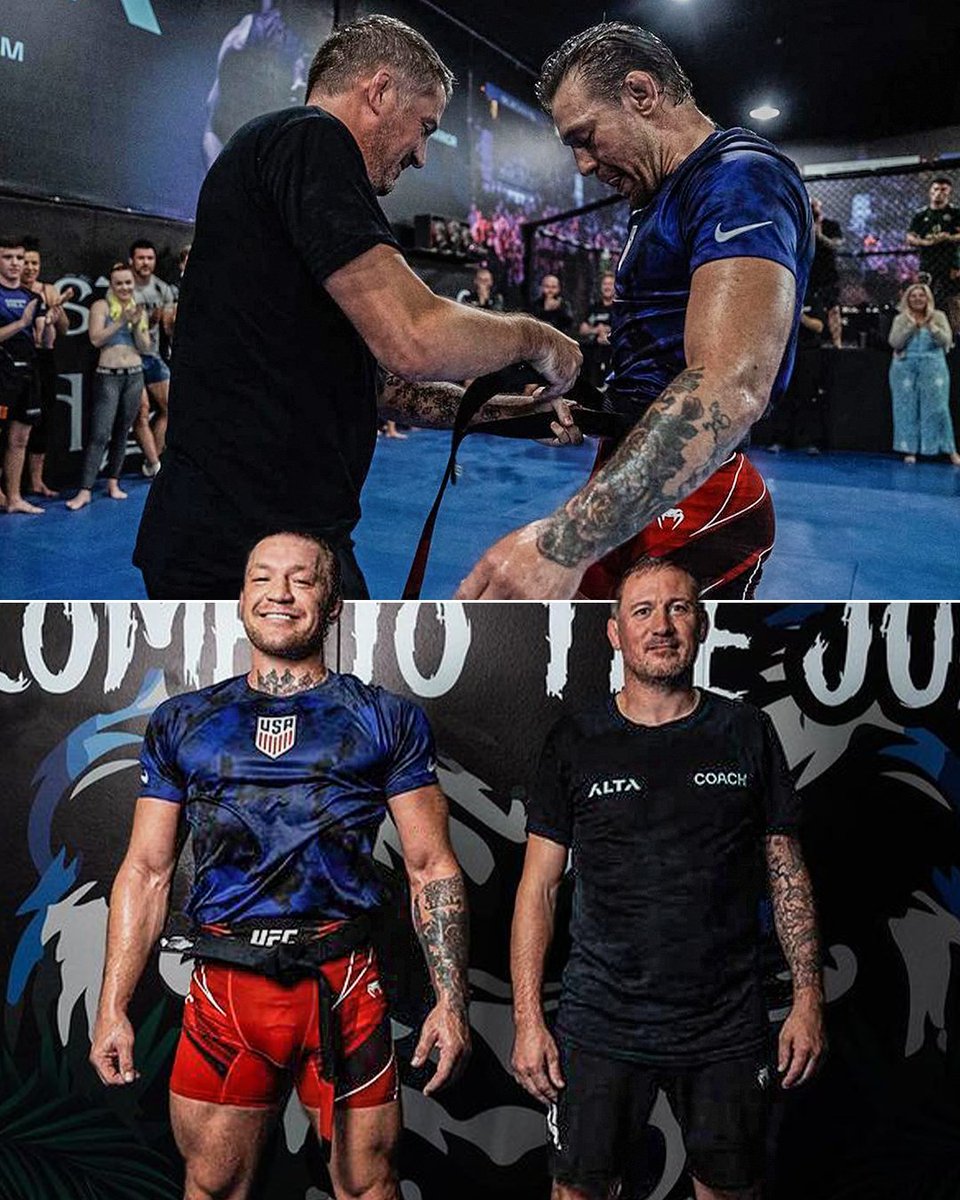 espnmma's tweet photo. Conor McGregor accomplished another goal from almost a decade ago by earning his jiu-jitsu black belt.

All that's left is to become a UFC Hall of Famer for Mystic Mac 🔮 

(via @TheNotoriousMMA) https://t.co/MTs2KRI26z