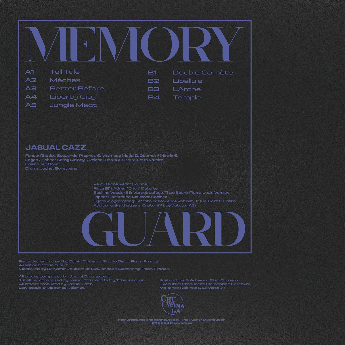 Notre album Memory Guard sort à la fin du mois et est déjà pré-commandable ! On vous donne rdv le 29/09 au New Morning (Officiel) pour la release party !

Tous les liens utiles sont dans notre description. 

Trop fiers ! ♥️

Illustration par Elisa Garnero 🙏