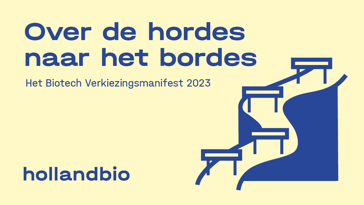 Hoe maken we Nederland duurzamer, gezonder en innovatiever? In ons gloednieuwe #Verkiezingsmanifest laten we zien hoe biotech het leven beter maakt en welke obstakels een nieuw kabinet moet overwinnen om ons land de voordelen van #biotech te laten omarmen en verzilveren. 🚧💡