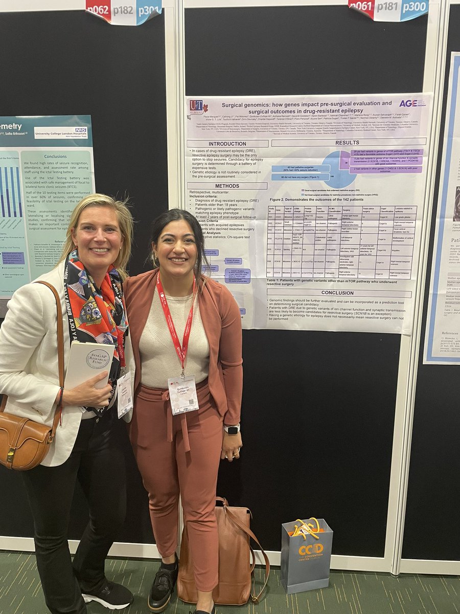 So please to meet <a href="/Quratulainzali/">Quratulain Zulfiqar Ali (she/her)</a> live at #IEC2023 and talk syngap1 and adults! Thank for all your work so far 🙏 <a href="/cureSYNGAP1/">CURE SYNGAP1 aka SynGAP Research Fund 501(C)(3)</a> <a href="/DrDaniAndrade/">AGE Program - Adult Genetic Epilespy</a>