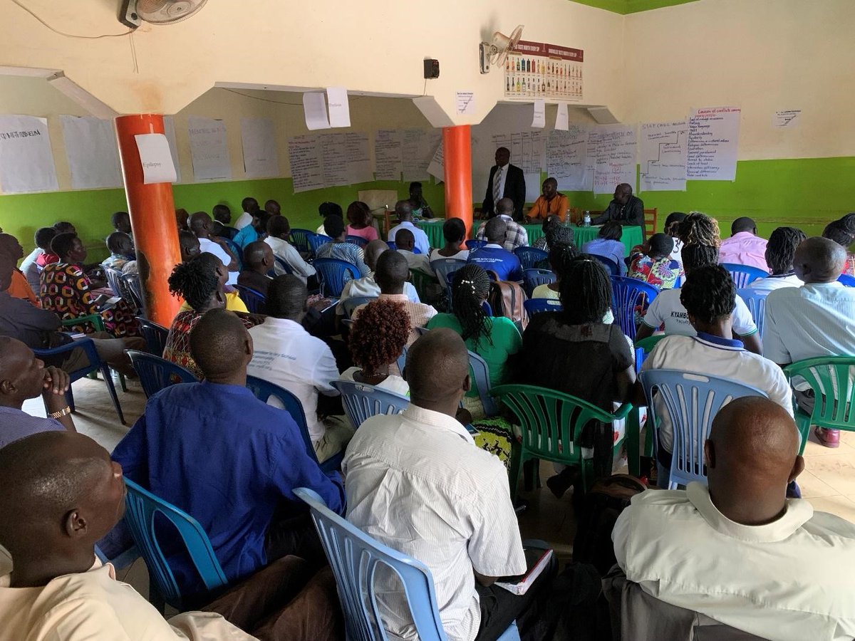 ThisisBnuu's tweet photo. This is another photo from one of our #MentalHealth training sessions for teachers in Agago district, northern #Uganda
In this session, LCV Agago district outlined the major causes of mental illness that had impacted communities in this region (see previous post) https://t.co/URlKVVUJFw