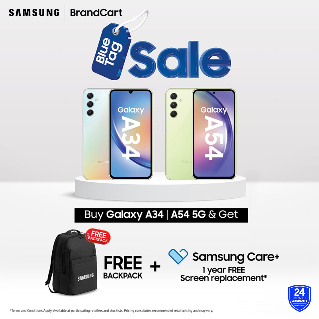 Elevate your smartphone game with the #GalaxyA345G & #GalaxyA545G and experience impressive performance!!😎 Take advantage of our #BlueTagSale now, and get a FREE trendy backpack, the perfect accessory for your on-the-go lifestyle.
#GalaxyA345G
#GalaxyA545G
#BlueTagSale