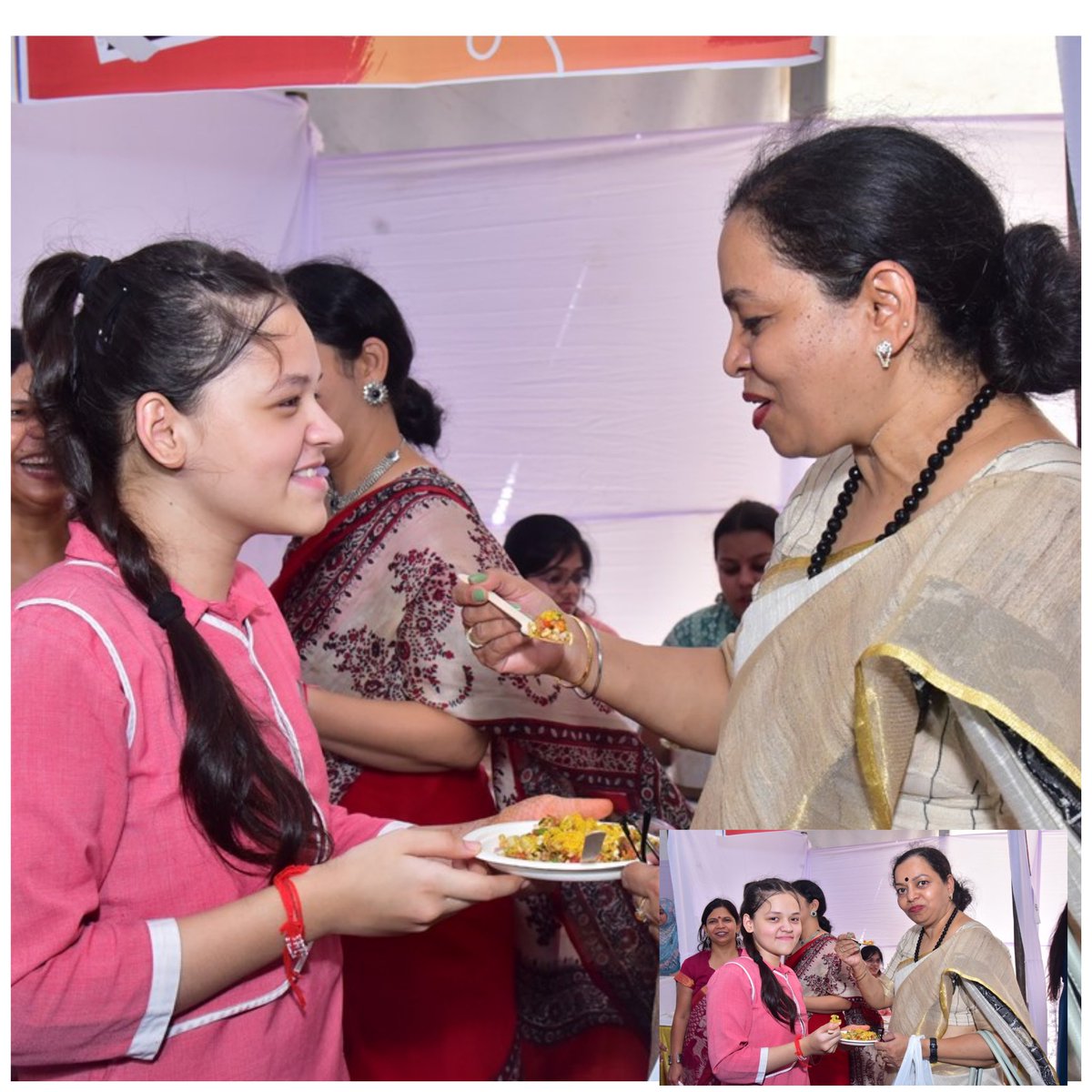 Attended  #SuperfoodMillet festival at Sir Ganga Ram Hospital on the occasion of #NationalNutritionWeek . Mouthwatering food stalls ,live cooking, Nukkad Natak etc enthralled us ! Thank you @KavitaNarayana6 for showcasing healthy & wholesome recipes at your stall !