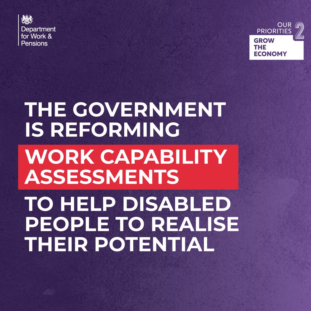 We have launched a consultation on changes to Work Capability ...