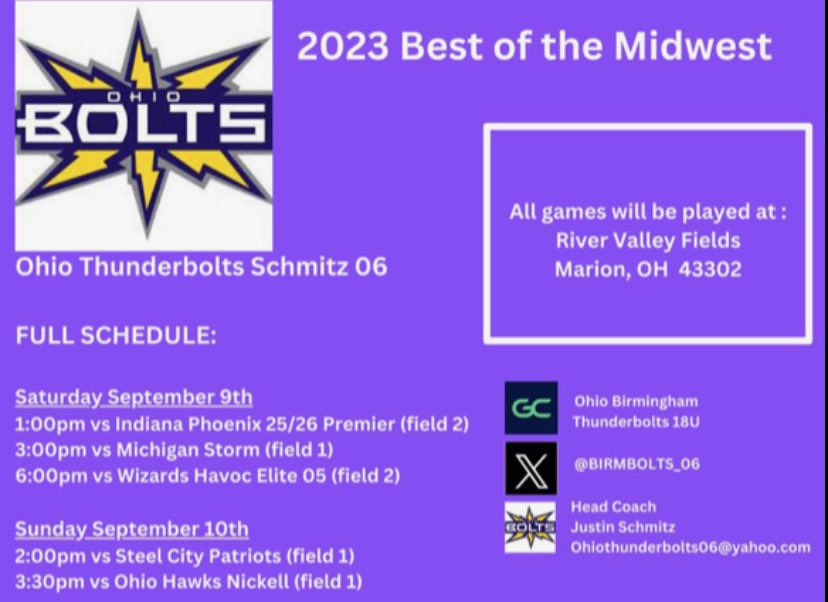 This weekend we are playing in Marion at the Best of the Midwest tournament. Cant wait to be playing with my girls again!! Hope to see everyone there‼️ <a href="/OtterbeinSB/">Otterbein University Softball</a> <a href="/AshlandUSball/">Ashland University Softball</a> <a href="/CoachKnerem/">Emlyn Knerem</a> <a href="/TiffinUSoftball/">Tiffin University Softball</a> <a href="/Paige_McMenemy/">Paige McMenemy</a> <a href="/OhioBobcatSB/">Ohio Softball</a> <a href="/Hall_J_4/">Jenna Hall</a> <a href="/ODU_Softball/">Ohio Dominican Softball</a>