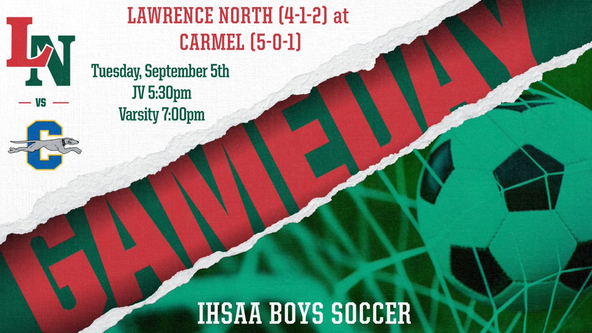 The LN boys soccer team travels to Carmel tonight in a big non-conference matchup. Good luck Wildcats! For tickets, click here: gofan.co/event/1016629?… @lnhswildcats @LNMENSOCCER @LNFanSection_