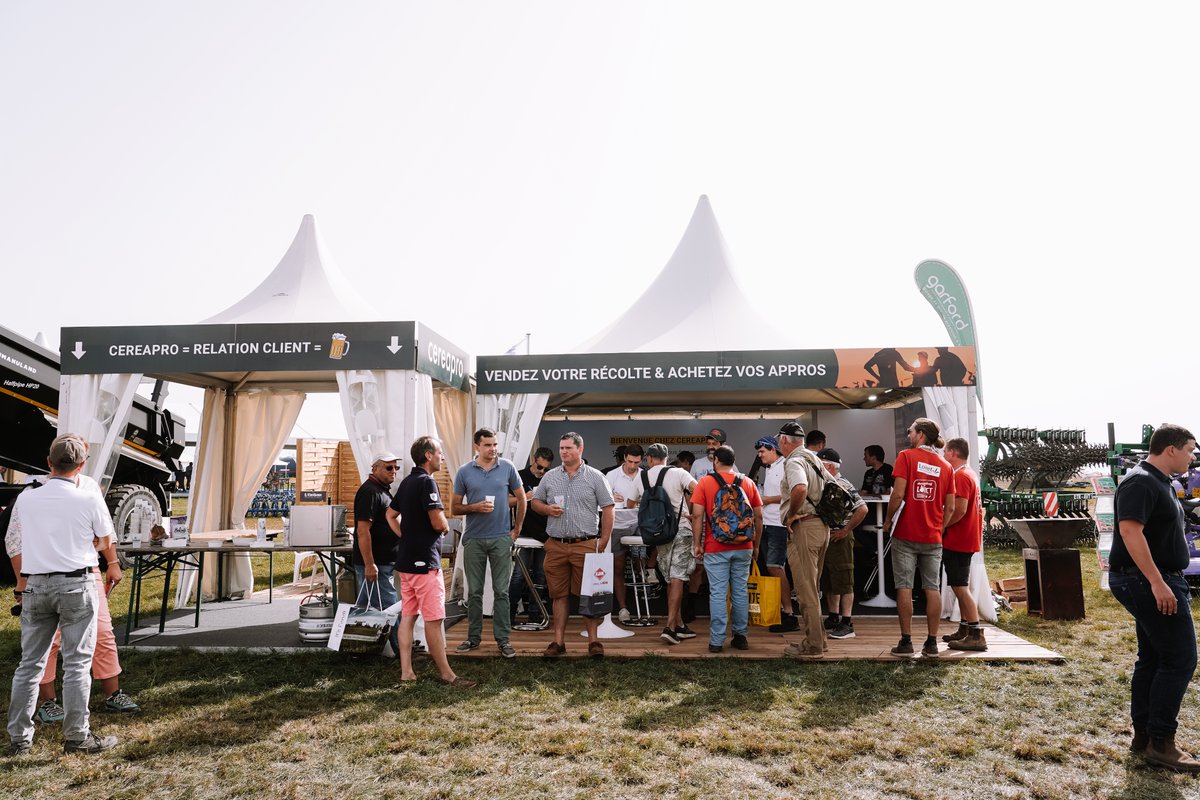 cereapro's tweet photo. On s'est rencontré aujourd'hui ?
Premier jour sur le salon #innovagri et quelle chaleur !
Nous sommes ravis de retrouver nos clients fidèles et tous les autres.
On vous dit à demain avec de quoi vous rafraichir, stand D26.
#agriculture #salon #outarville #cereapro https://t.co/fvCU3ludUh